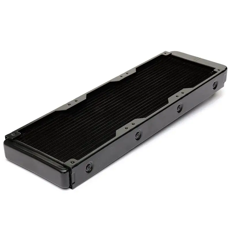 Newest 360mm Aluminium Computer Water Cooling Discharge Liquid Heat Exchanger Threaded Thread Radiator for CPU LED Heatsink