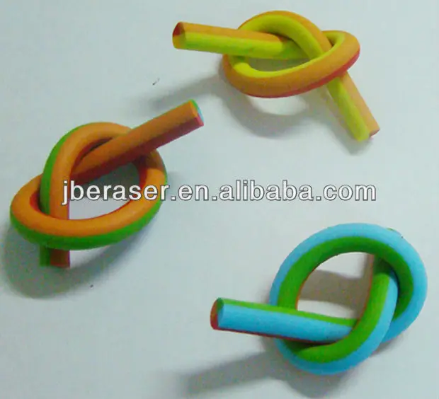 Стирательная мягкая Радужная многоцветная Подарочная ластик