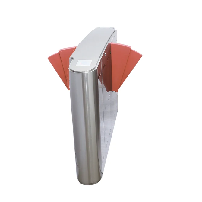 High quality automatic qr code flap barrier turnstile gate mechanism