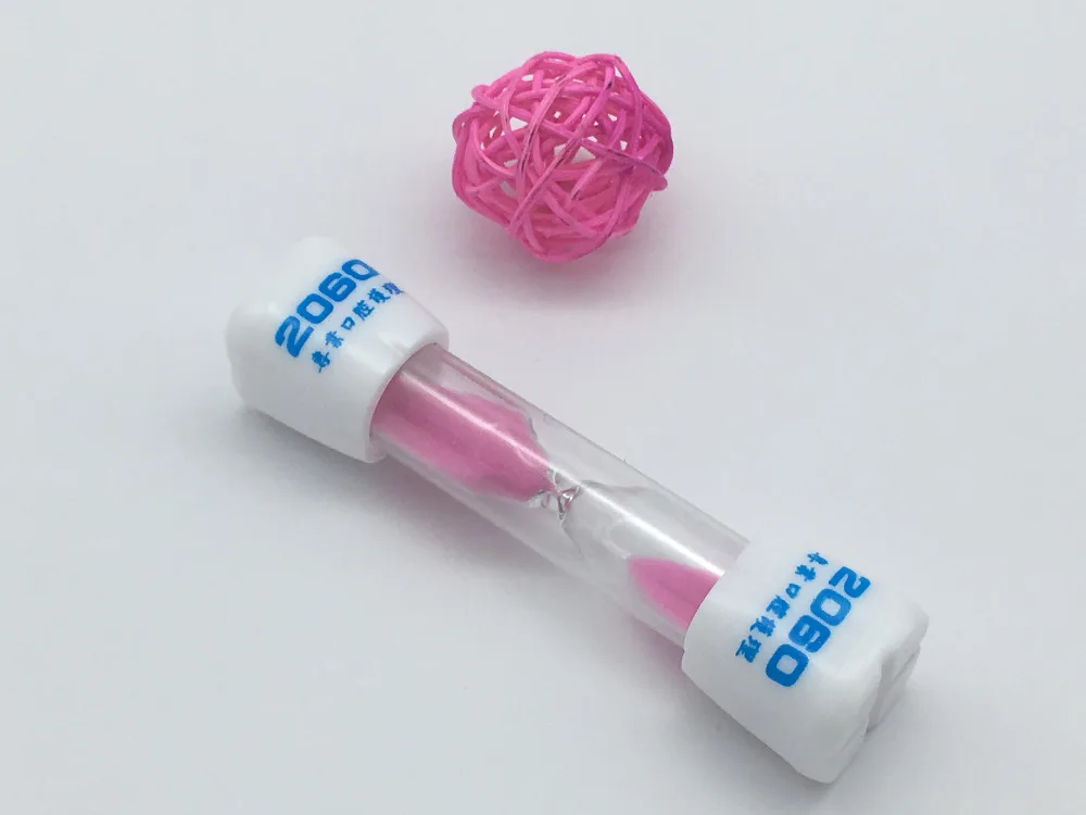 smiling face brushing reminder with 1 2 3 minutes reminder brushing timer