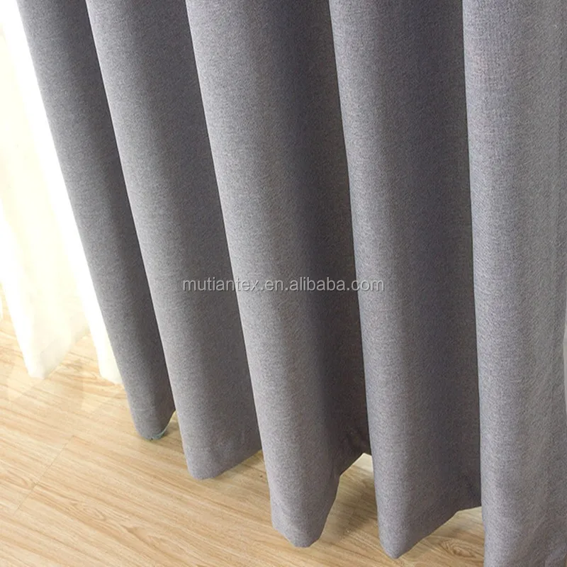 Низкая цена 100% полиэстер 3 пропуск катионных искусственной льняная затемненая ткань для занавесок