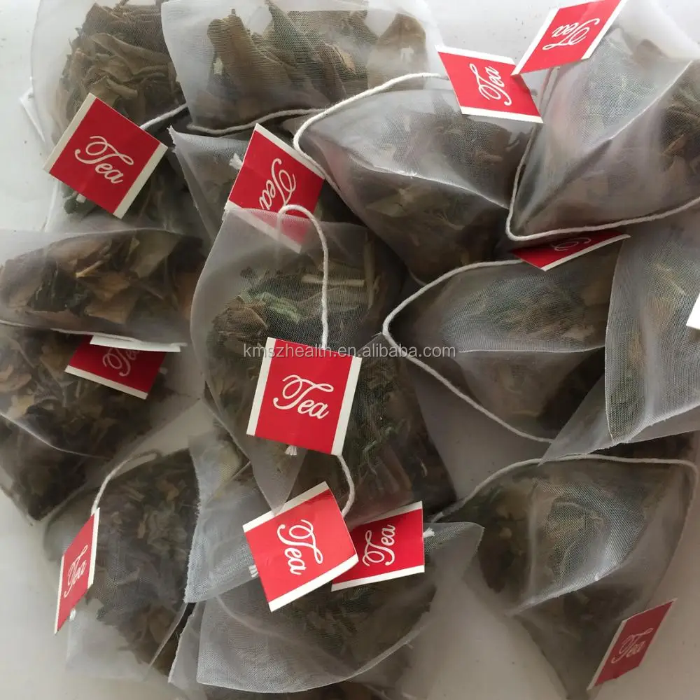Оптовая продажа с завода 100%, травяной тонкий чай-пирамида Teatox из нейлона
