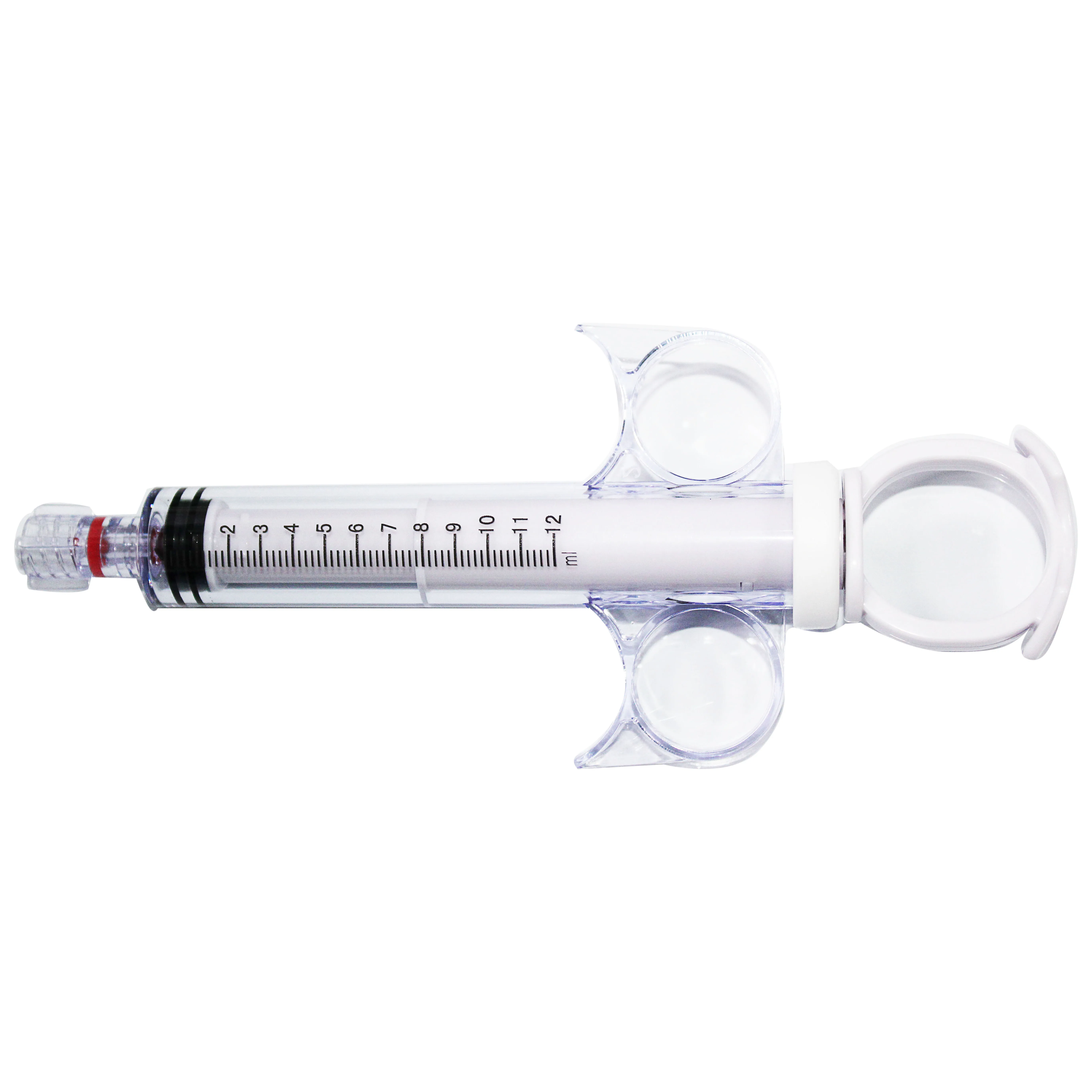 Disposable Lucer Connector 10ml Dose Angiographic Control safety Syringe