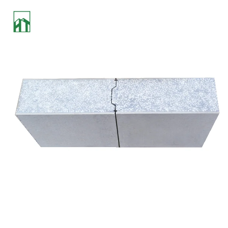 
High Strength Insulated Fiber Cement Prefab Houses EPS Sandwich Panel 