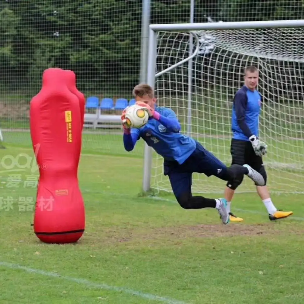 Hot sales products inflatable soccer mannequin goalkeeper training dummy