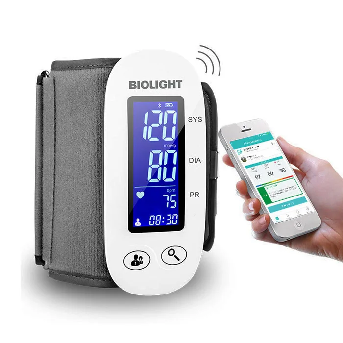 
Wireless bluetooth function digital arm blood pressure monitor 
