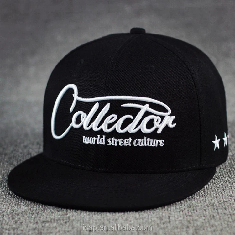 Manufacturer good quality and cheap fashion hip hop 3D embroidered hats  hip hop hats snapback hats