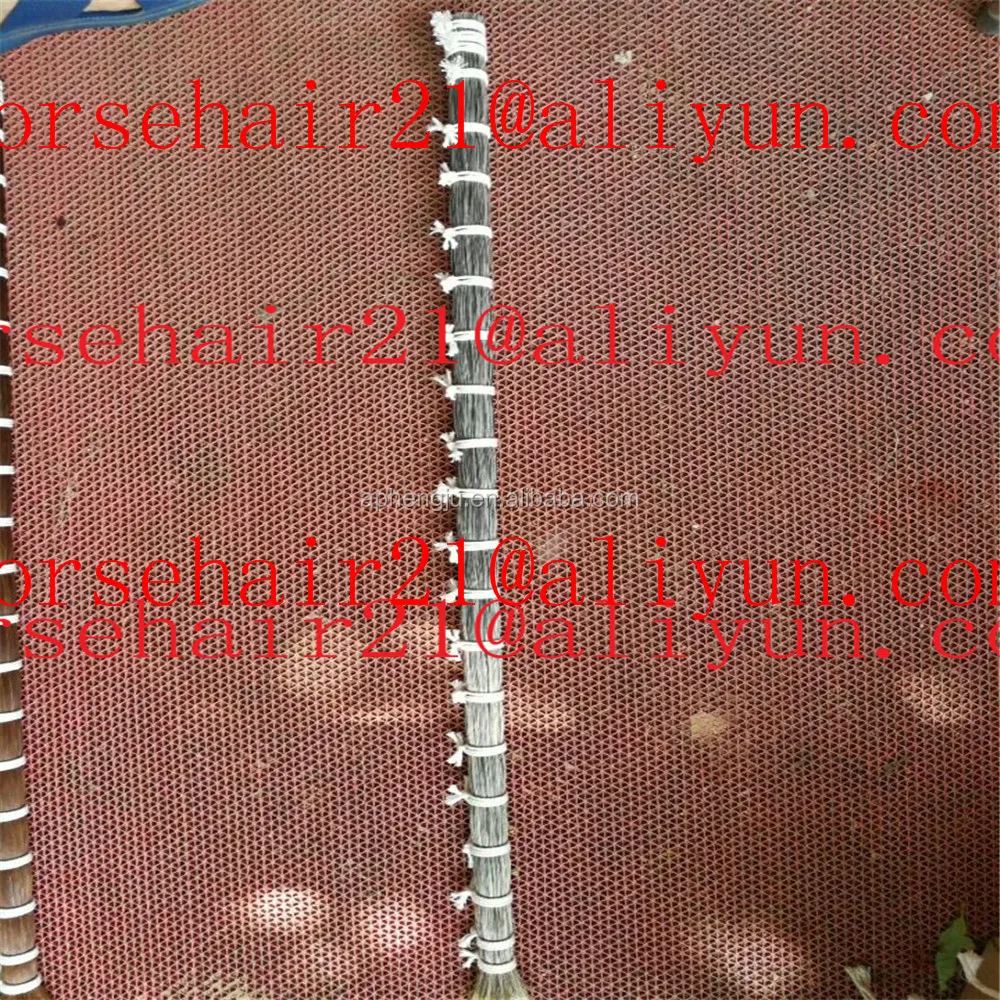 Unbleached stallion 78CM horse tail hair for violin bow,80CM Hank Bow Hair