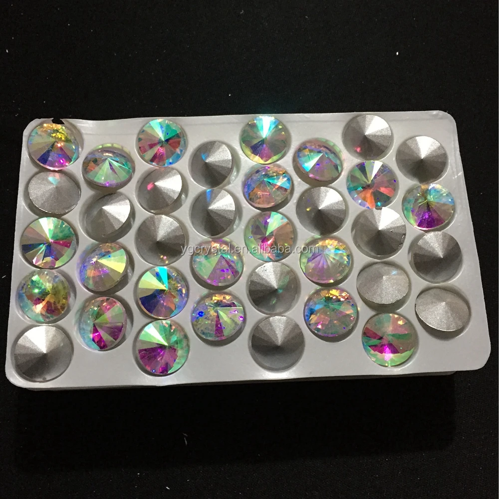 
Crystal garment beads point back crystal 