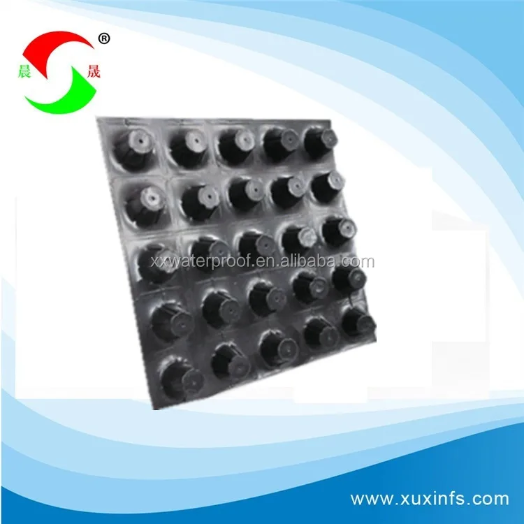 HDPE dimpled drainage sheet for green roof drainage mat