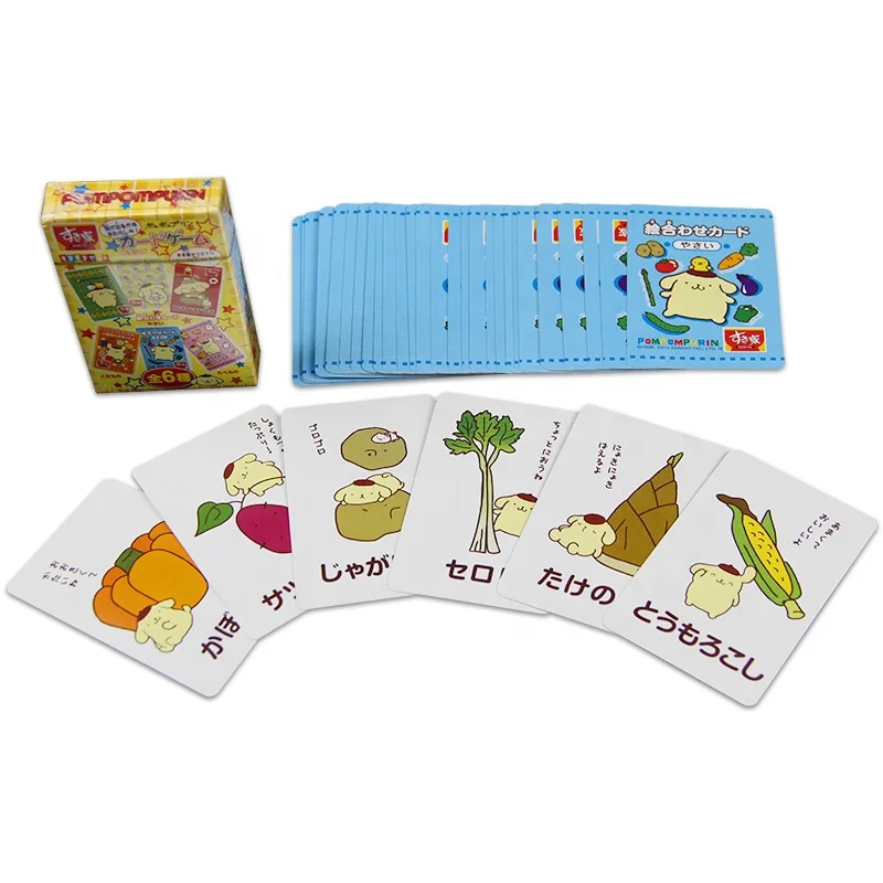 New Released Children Learning Card Educational Flash Card Printing