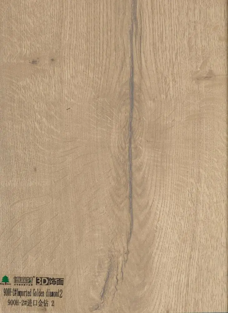 Oak wood embossing double side melamine laminated particleboard