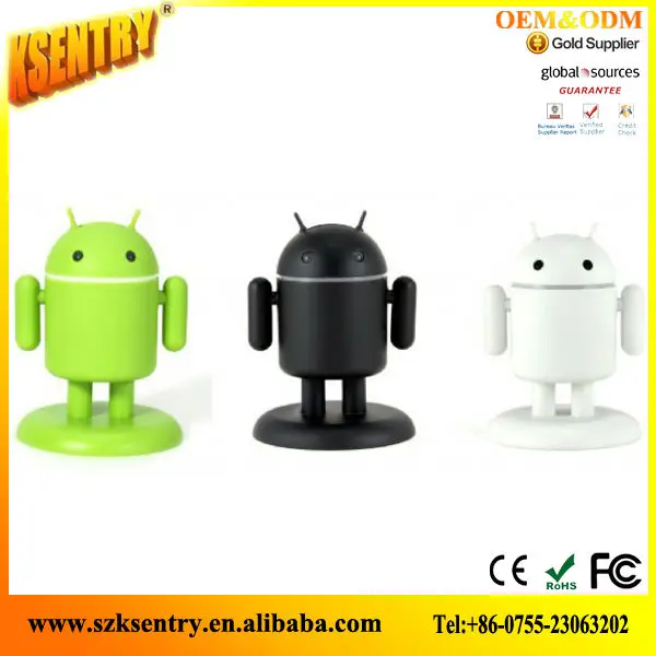 2013 двухцветные молдинг новый пункт 5V 1A USB зарядное устройство для iphone Andru форму робота Android