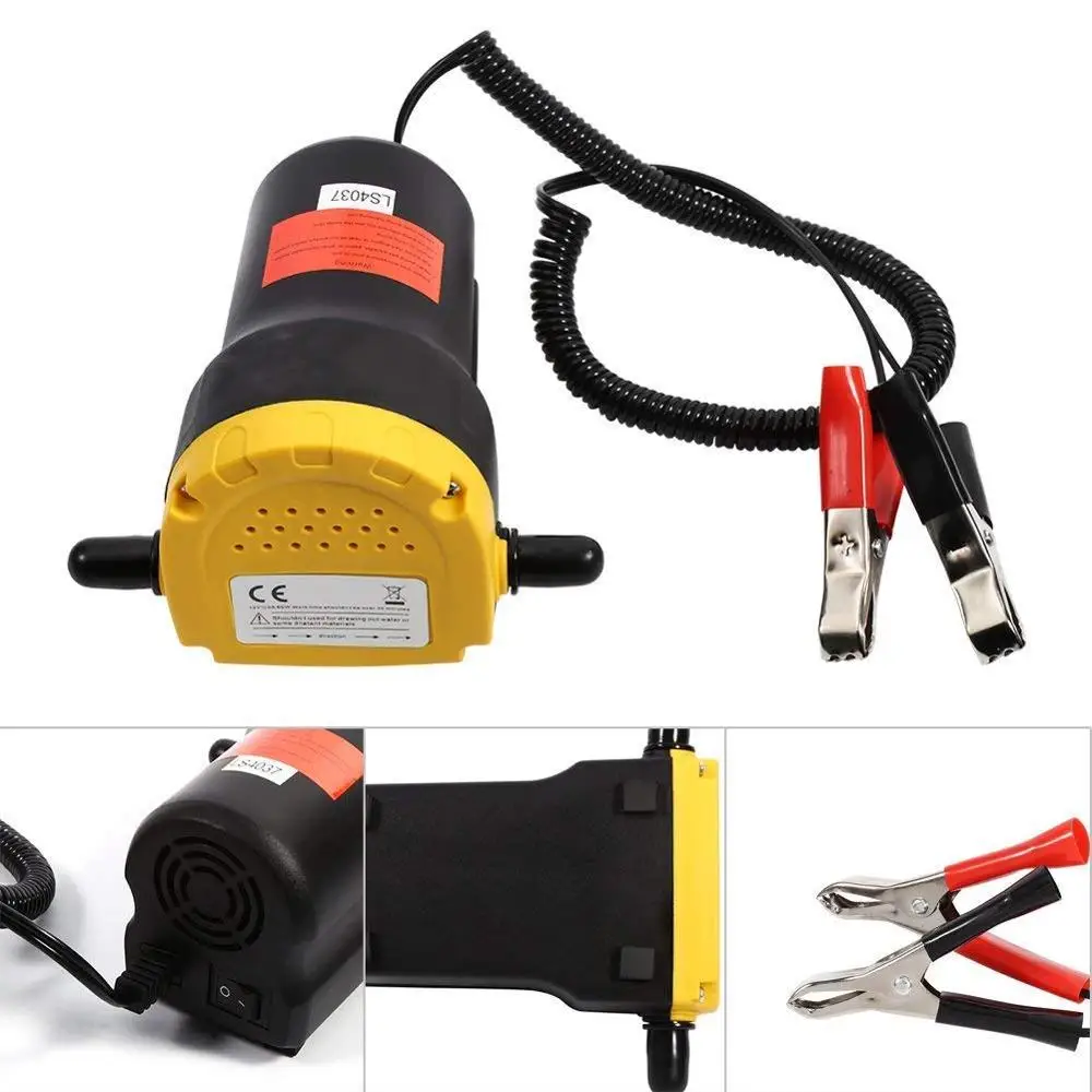 12V 60W Extractor Oil Change Pump Transfer Suction Pump  with Tubes for Auto Car Boat Motorbike RV ATV JET
