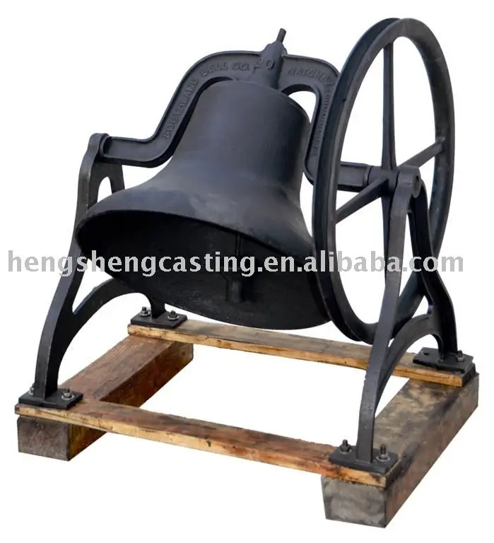 antique outdoor big cast iron bell