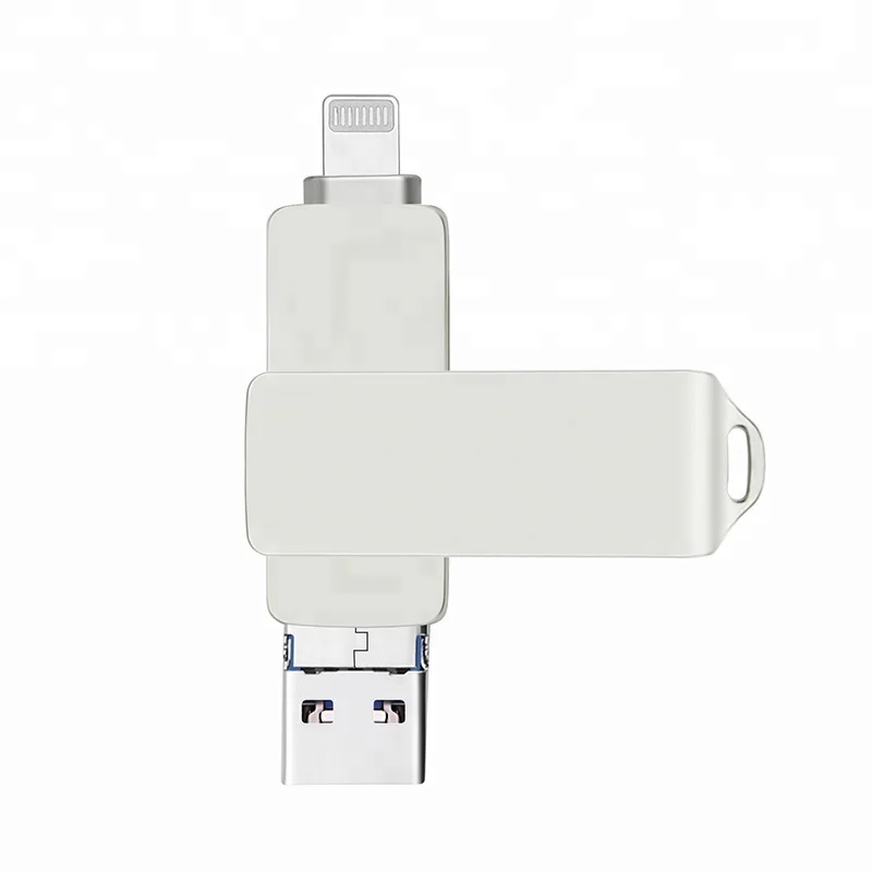 High speed 3-in-1 flash Memory USB Sticks OTG USB flash drive for iPhone, iPad, Mac, Android, PC electronic gadgets