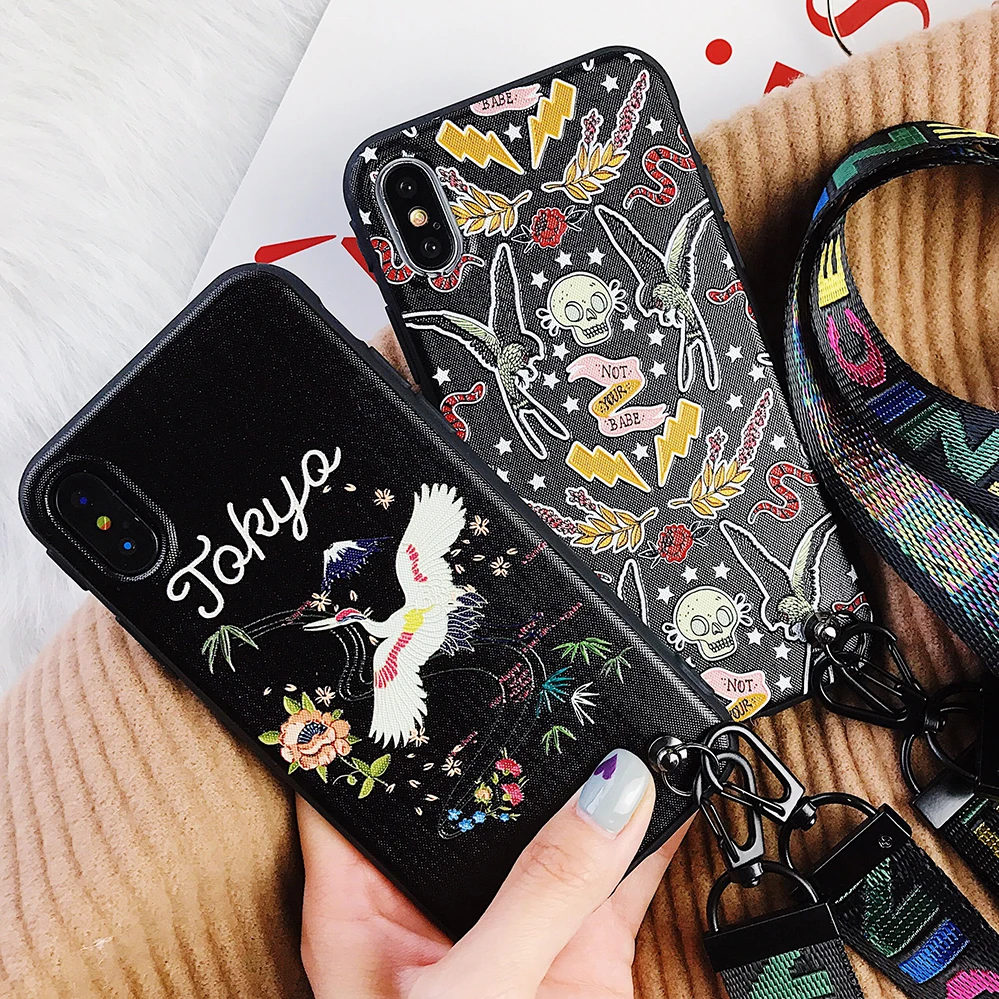 Картина УФ 6 7 8 Plus X для iPhone чехол с ремешком