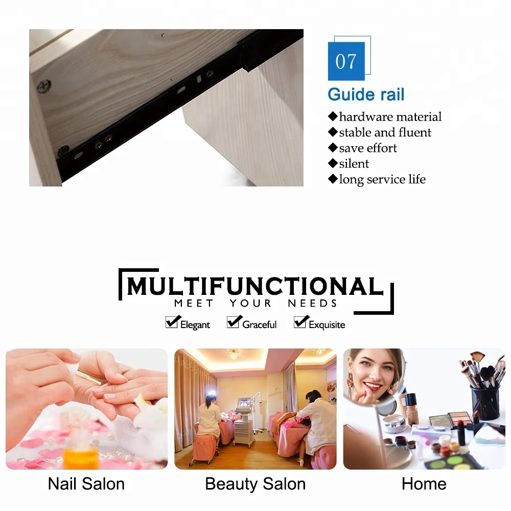 nail table manicure table salon furniture