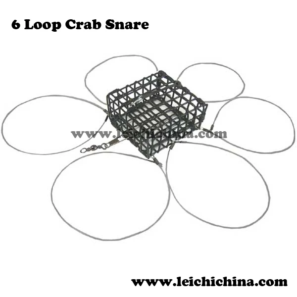 folding fishing wire 6 Loop Crab Snare