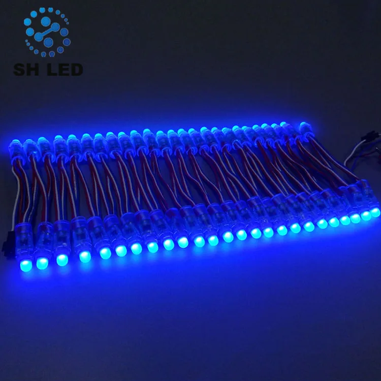 Ws2811 / ucs1903 12mm DC5V RGB pixel Navidad de luz LED String con SPI control