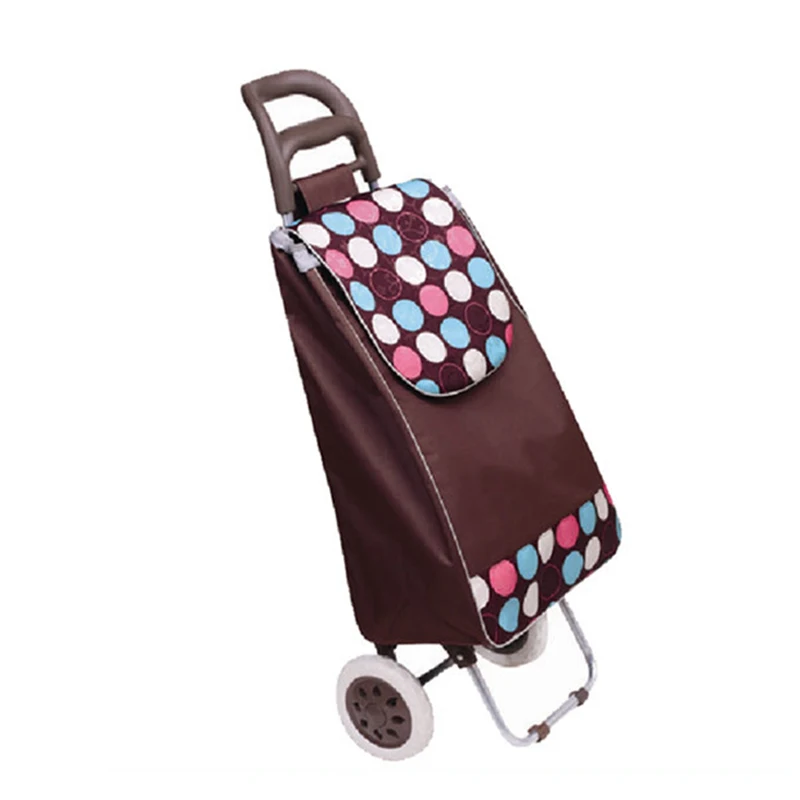 foldable oxford cloth trolley shopping bag with wheels folding shopping trolley bag with wheels foldable supermarket trolley bag