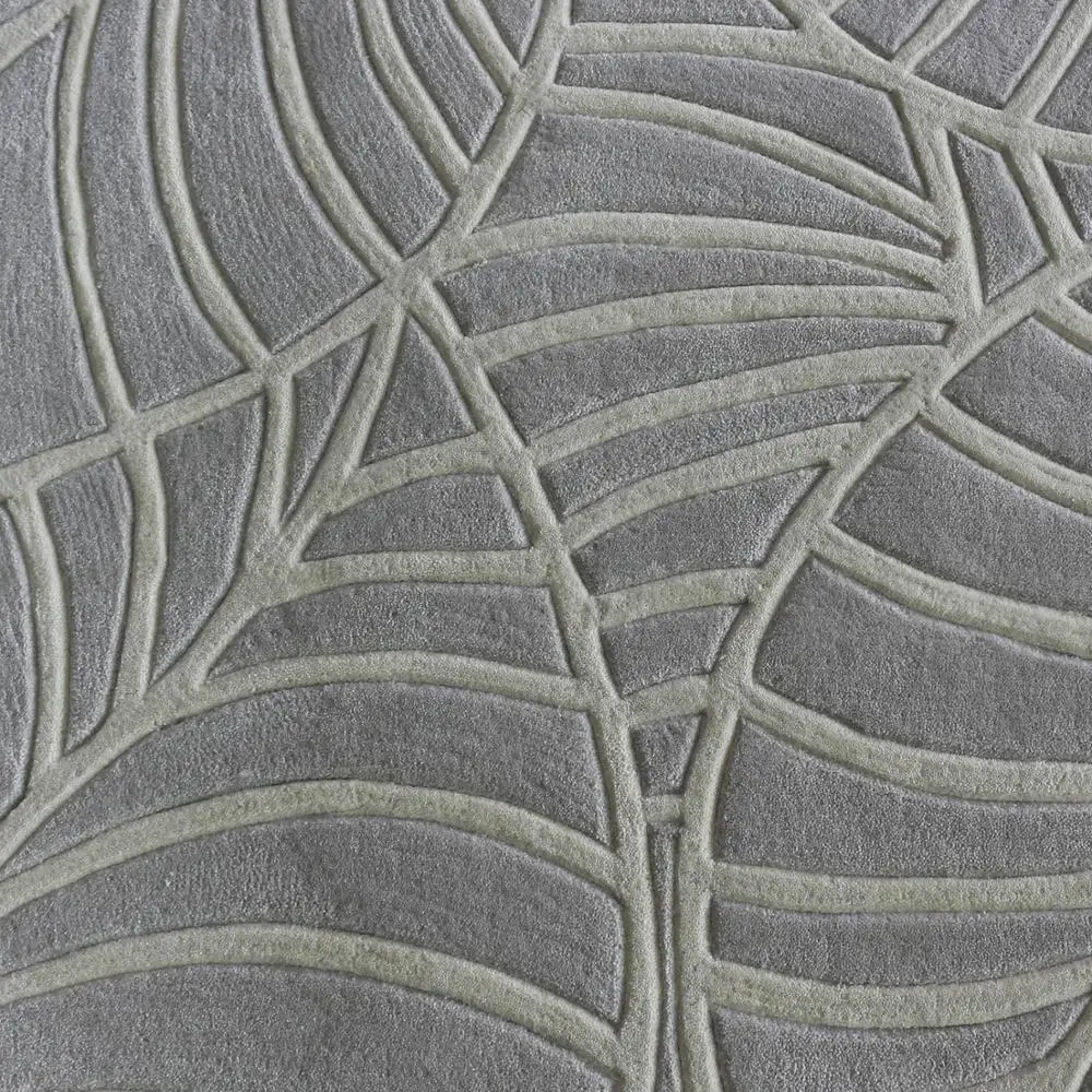 Custom Logo Rug House Carpet With Leaf Pattern