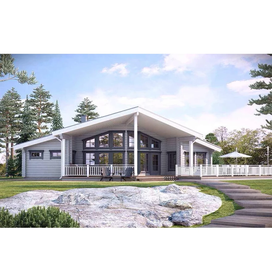 2020 Модные Недорогие сборные дома продаваемая сборная деревянная вилла низкая цена 2 этажа русская сосна