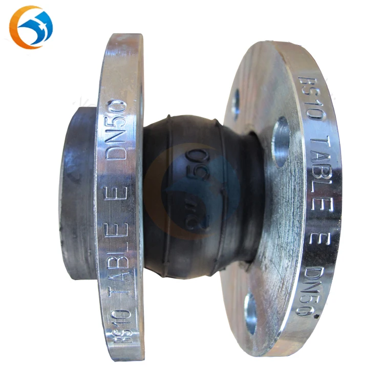 Carbon Steel Fange Flexible Galvanized Rubber Expansion Joint Flanged Rubber Flex Connectors