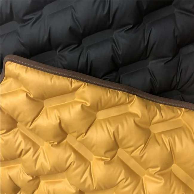 
wholesale 100%polyester double side quilted fabric cotton quilt waterproof used for dust coat down coat jacket 