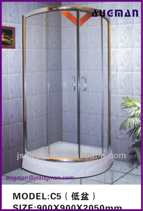 China manufacture small round shower cabins/steam shower room model c5
