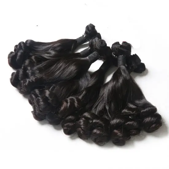 Guarantee Fumi Hair  Loose Curly Highest Quality Virgin Double Drawn
