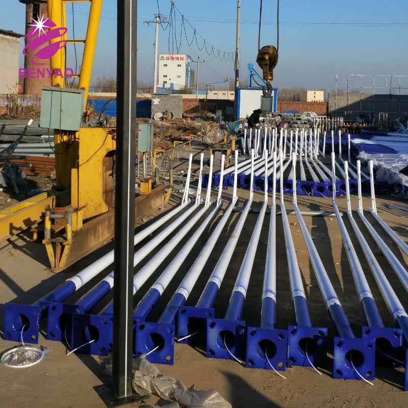 Highway light poles cast iron outdoor lamp post