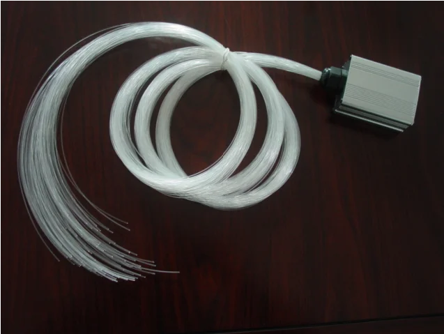 Fibre Optic Star Celling Kit with 5W LED Colour-Changing Light Engine and 0.75mm end glow fiber optic