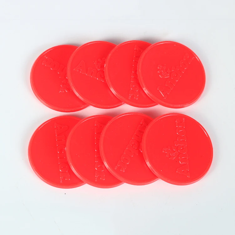 Factory supply custom made logo embossed token