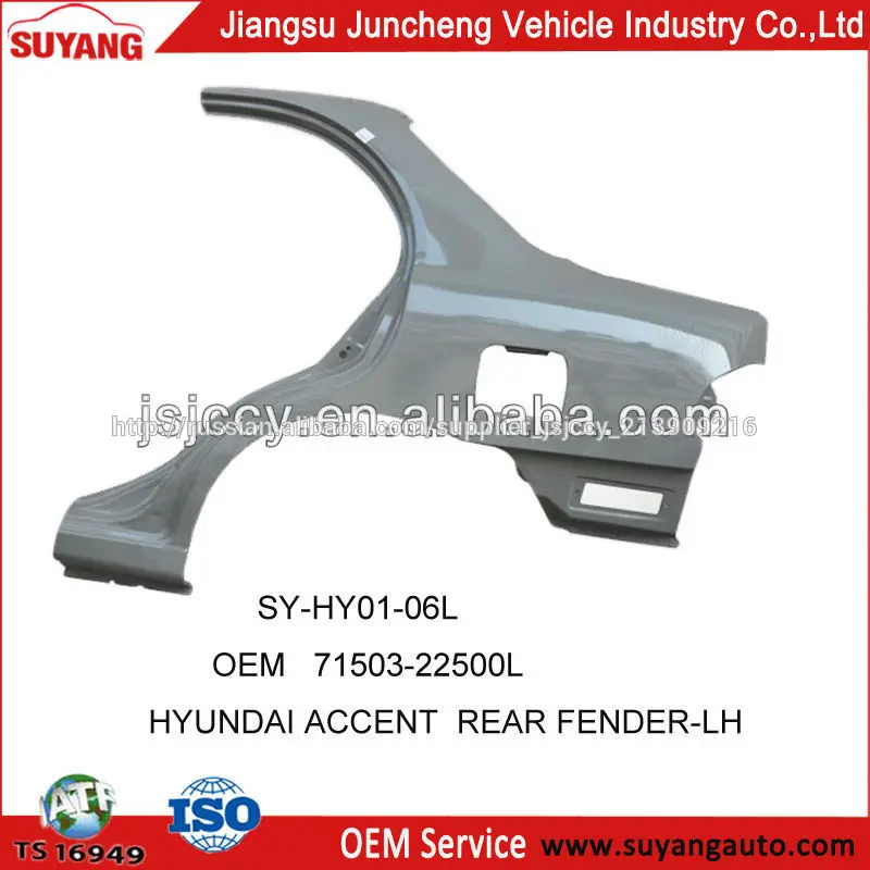 left rear fender for Hyundai Accent 1995-2000 factory direct sell