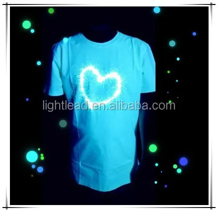 
 Светящийся в темноте костюм и изготовленная на заказ светящаяся в темноте светящаяся рубашка,  