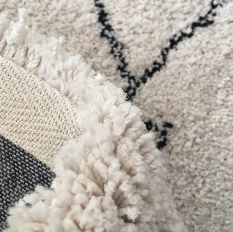 Hot sale new design area decor morocco floor microfiber carpet