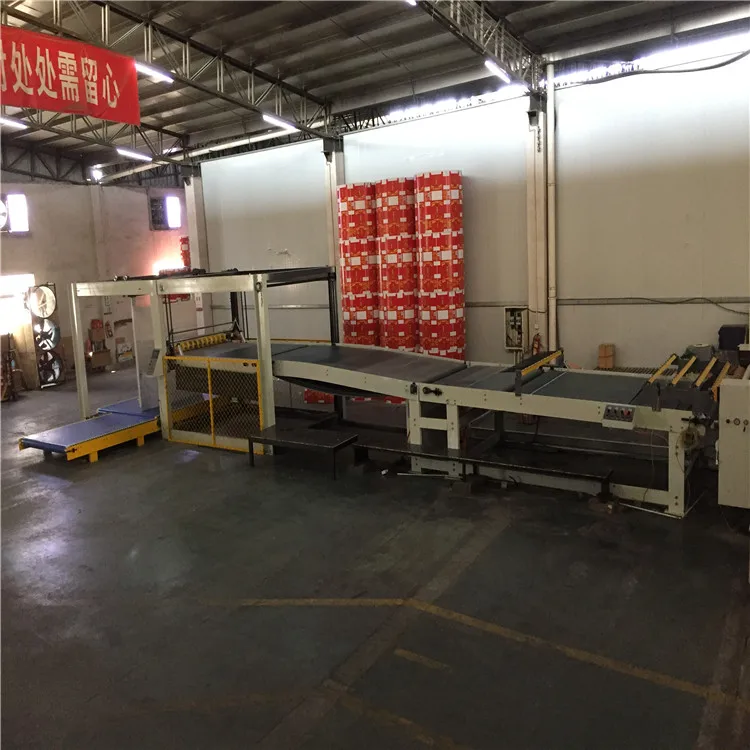 Automatic auto cardboard box making paper sheet paperboard stacking machine gantry stacker for
