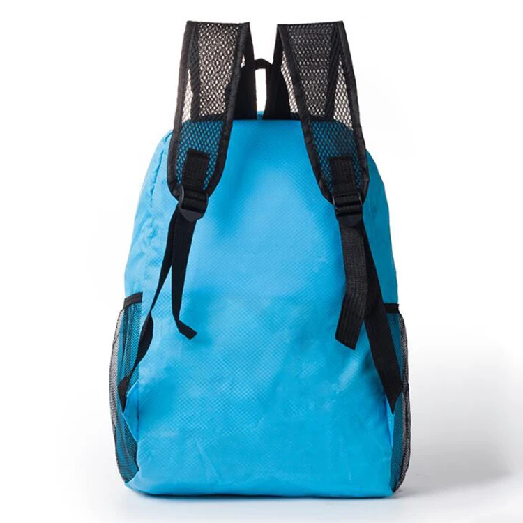 Wholesale fashion polyester smell proof waterproof travel foldable laptop bags backpack