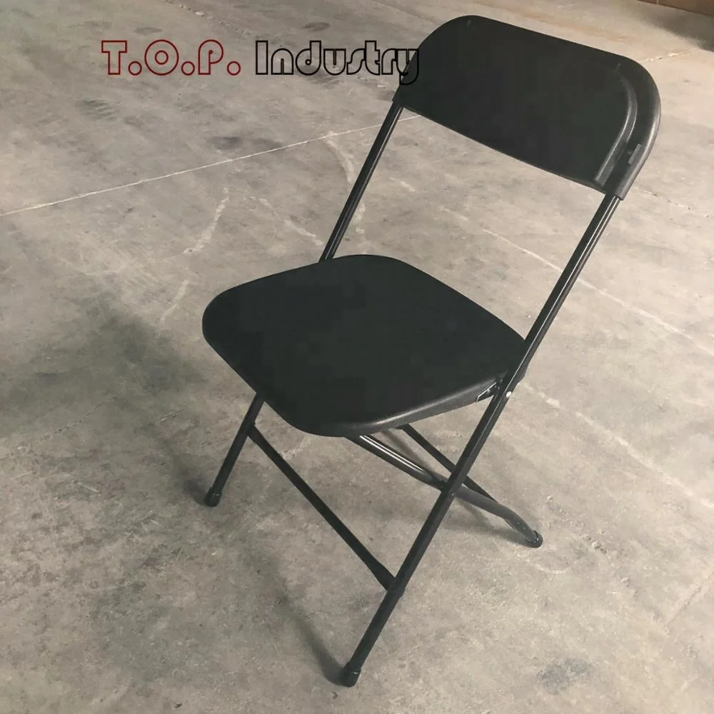 White Plastic Folding Chair