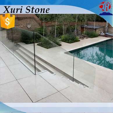 
Competitive price moca cream limestone slab 