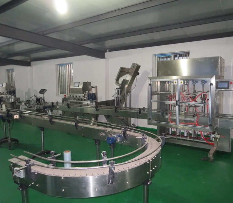 
automatic whole packing line for food and beverage filling line 