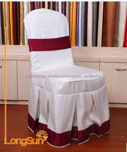 Оптовая продажа полиэстер крышка стула жаккардовые полиэстер крышка стула роскошь полиэстер крышка стула для отеля и свадебные