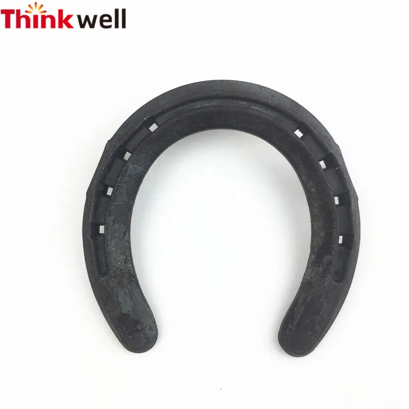black,silver Color and fored steel material Iron horseshoe