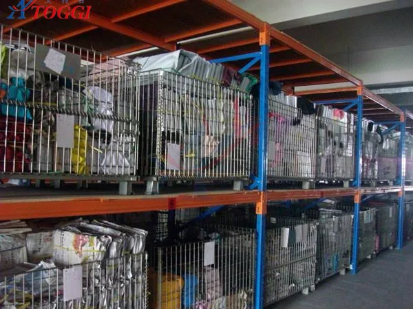 Промышленная складная металлическая корзина из проволочной сетки