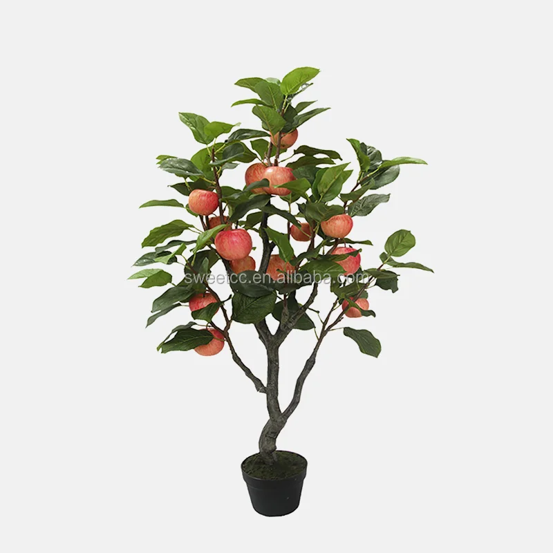 Реалистичное искусственное яблоко для украшения, 120 см, оптом