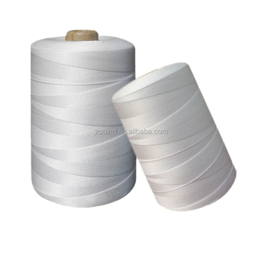 100% PP High Tenacity Filament Thread Sewing FIBC White 900D Polypropylene Bag Closing Thread