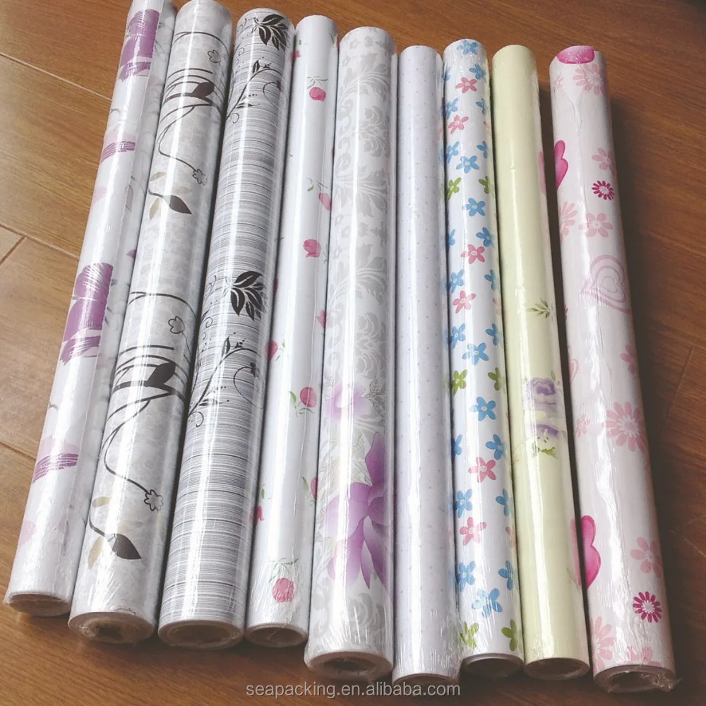 Modern striped PVC wallpapers for living room waterproof wall fabrics geometric design wall paper roll home decor