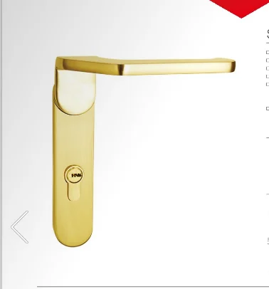 OEM strange style high quality door lever plate handle key lock