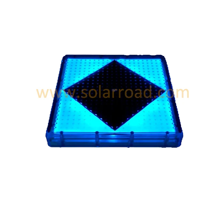 
200X200MM Polycarbonate Solar Garden Lights Outdoor Ground LED Light Plastic Solar Paver Brick Lights 